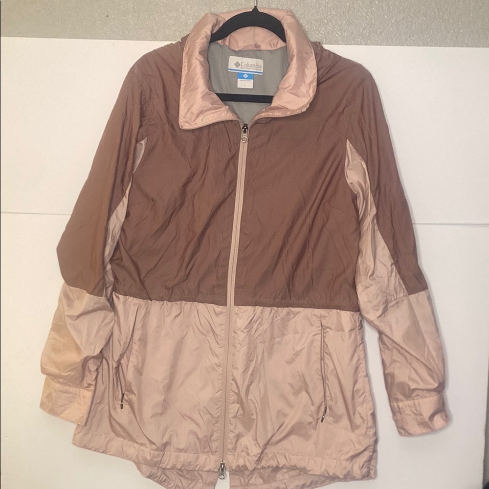 Columbia Women's PINK and Tan Ski Jacket